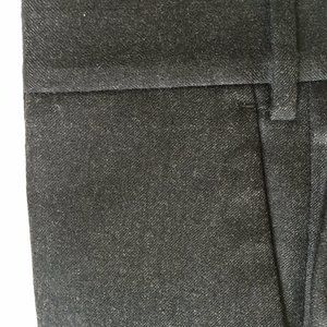 New $475 Incotex Dark Gray US-32 Men's 100% Wool Solid Pants